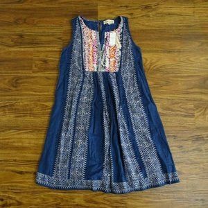 Philosophy Dress Boho Sleeveless Multicolor New